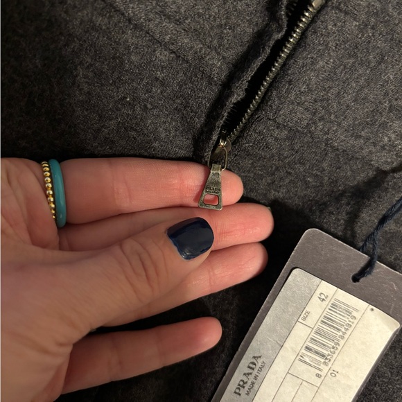 Prada Gray Ruffled High-Low Skirt - Picture 6 of 8